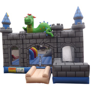 inflatable bouncer and slide combo